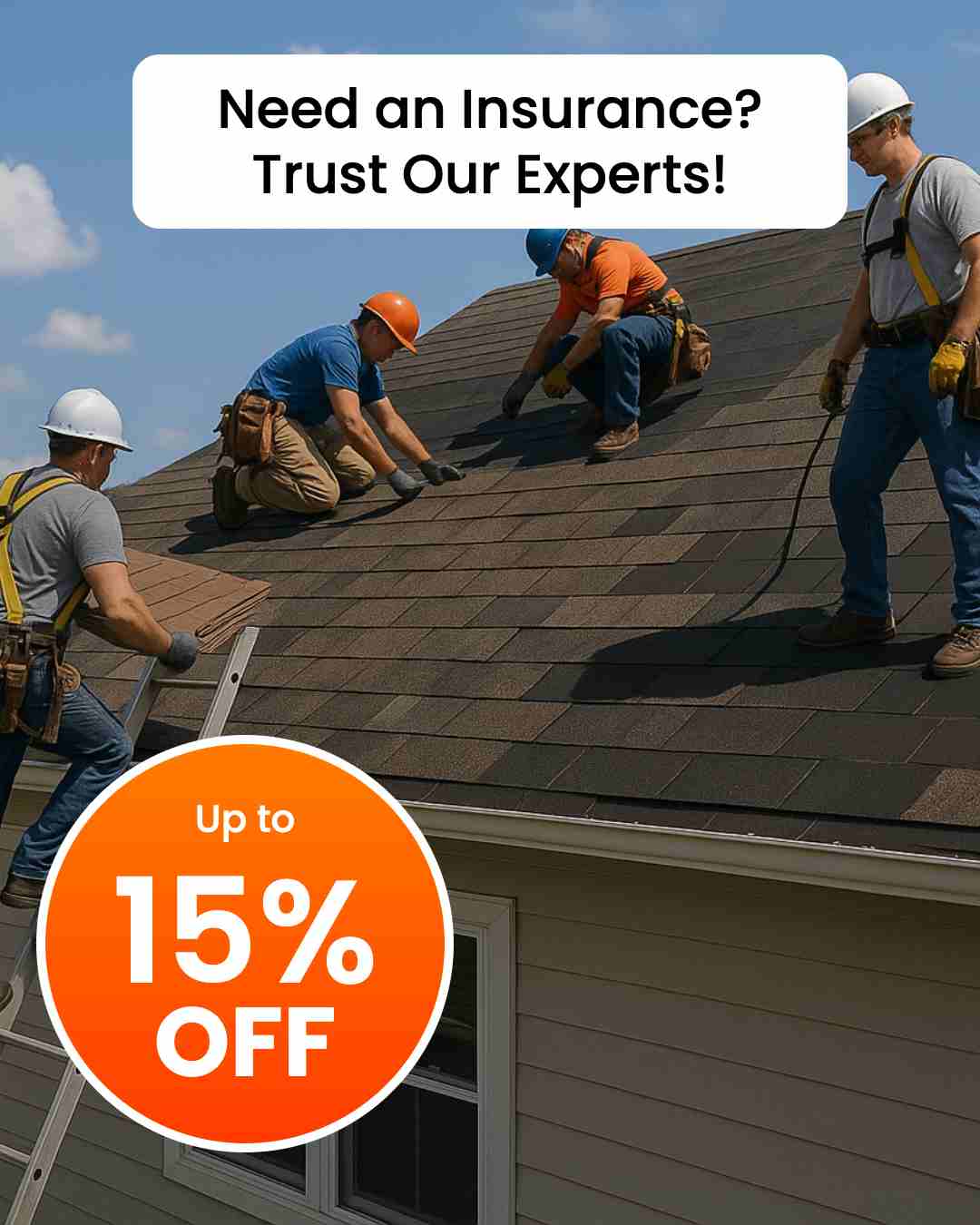 Insurance Claim Roofing Ad