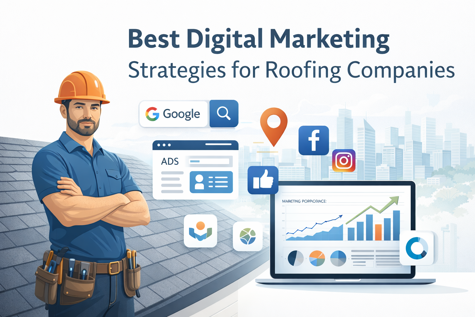 Best Digital Marketing Strategies for Roofing Companies